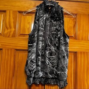 Amy Wear Dressy Sleeveless Top Size XL